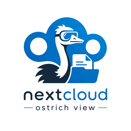 Nextcloud Ostrich View logo